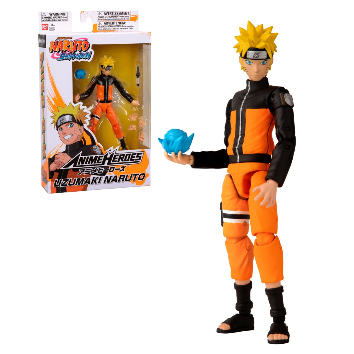 Figura 17 Cms Legendaria Anime Heroes Naruto De Bandai - Uzumaki Naruto